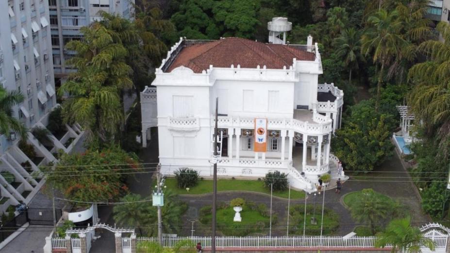 SANTOS - Obras de acessibilidade no casarão da Pinacoteca, em Santos, alcançam 75% de execução