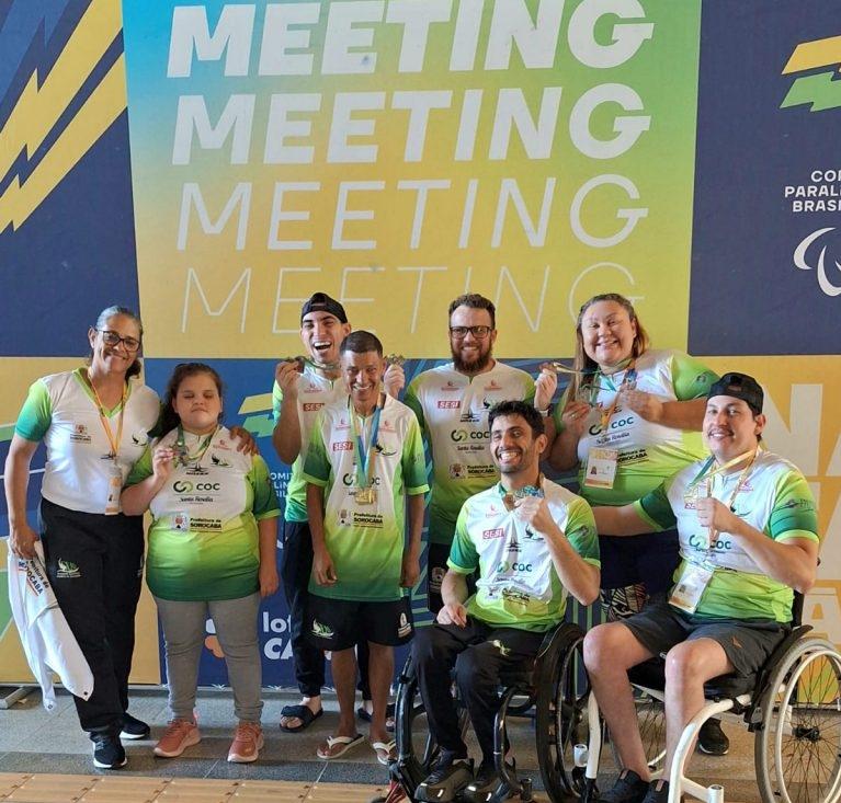 SOROCABA - Natação de Sorocaba conquista 16 medalhas no Meeting Paralímpico 2023
