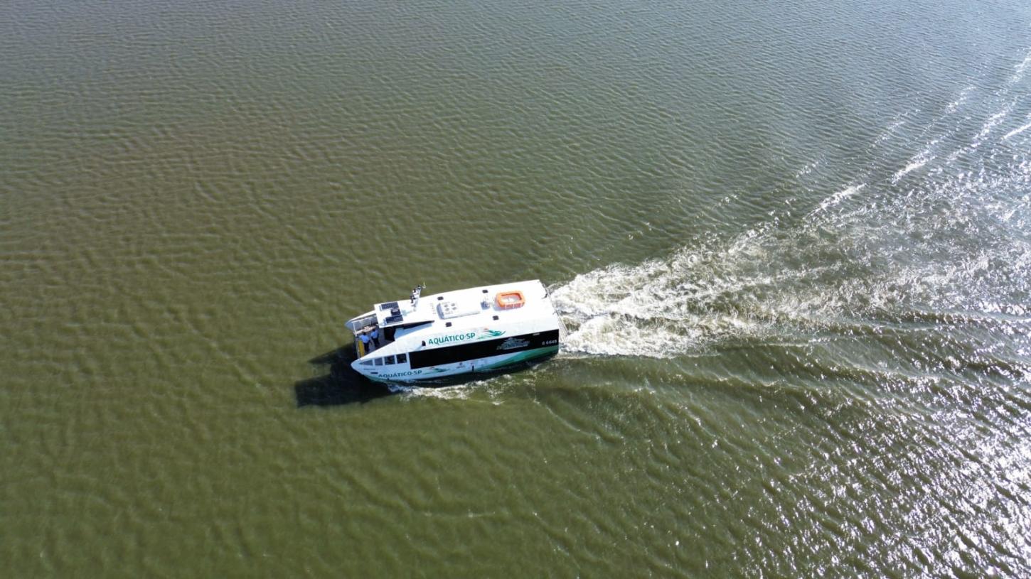 SÃO PAULO - Prefeito inaugura primeiro transporte hidroviário público de São Paulo, que irá beneficiar 385 mil moradores da Zona Sul