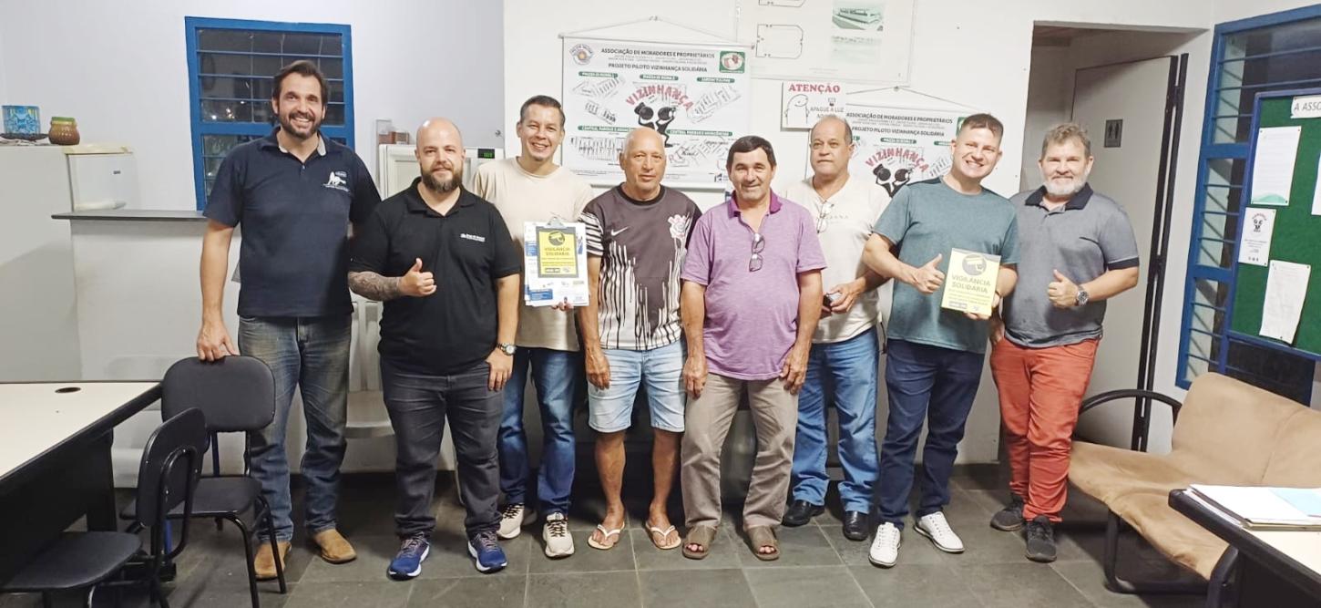 Parceria entre Grupo V3 Connect e Associação de Moradores do Central Parque, Piazza, Verde Vale, Tulipas, Arco Iris e região, reforça segurança em bairros de Sorocaba