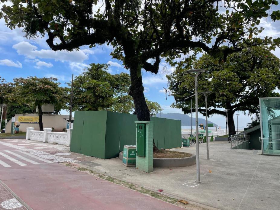 Começam preparos para instalação de válvulas contra alagamentos no Canal 3, em Santos