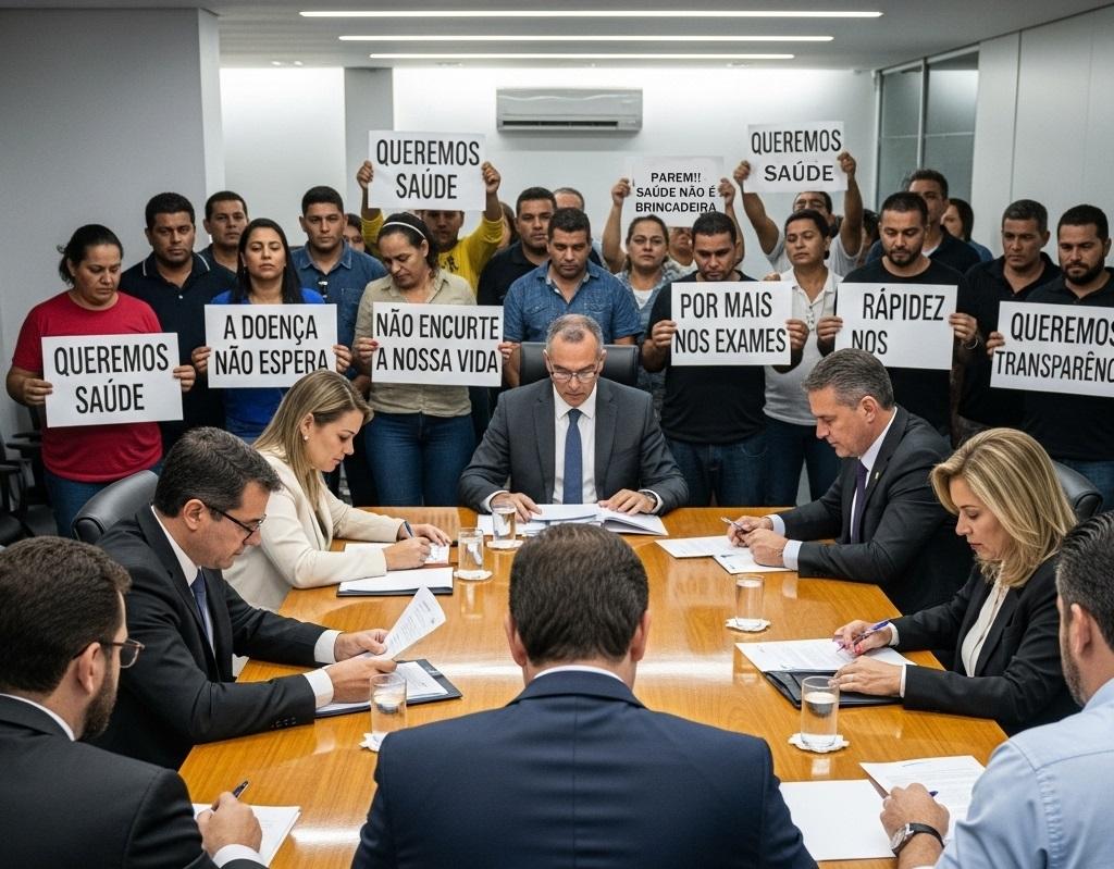 Transparência negada: vereadores de Sorocaba mantêm veto à divulgação da fila da saúde. Pacientes sem acesso a informações sobre consultas, exames e cirurgias.
