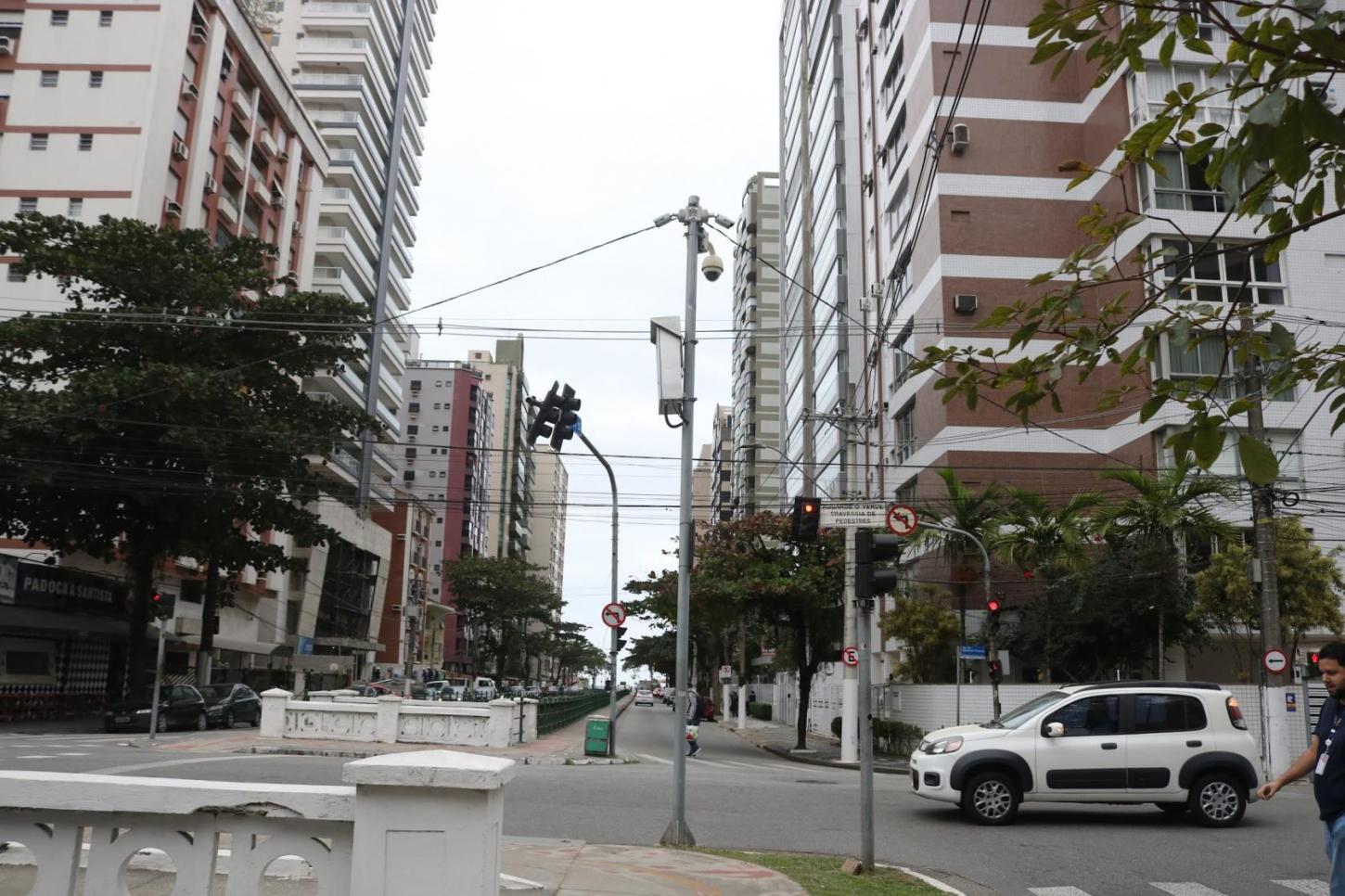 Santos ultrapassa marca de 3 mil câmeras de monitoramento. Até o fim do ano, mais 200 serão instaladas