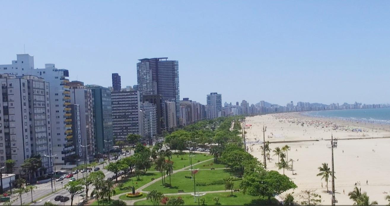 Mapa da Secretaria de Segurança Pública expõe contraste entre áreas centrais e morros da cidade de Santos