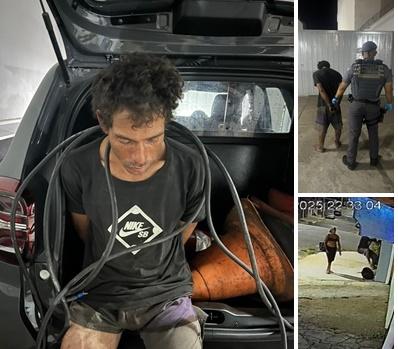 Monitoramento colaborativo e ação rápida da PM resultam em prisão por furto de fiação na Vila São Caetano