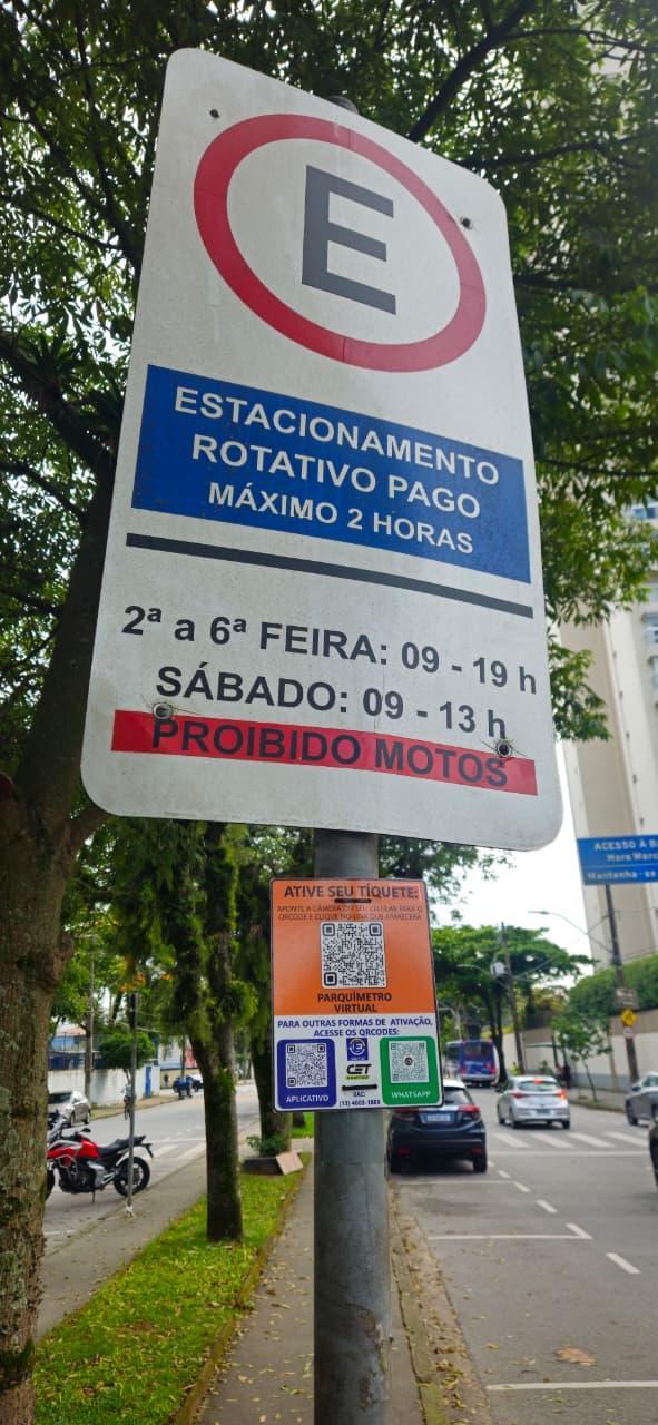 Parquímetros virtuais vão facilitar estacionamento na Zona Azul de Santos