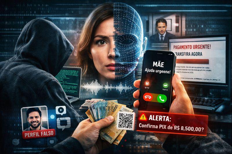 Golpes com Inteligência Artificial: quando a tecnologia é usada para enganar, manipular e roubar