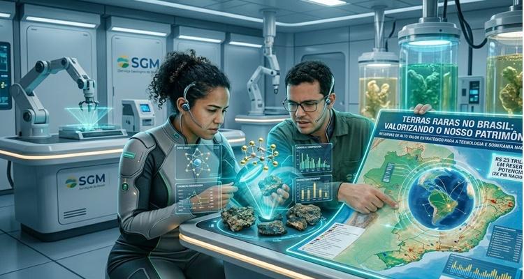Terras Raras: O Tesouro de R$ 23 Trilhões que pode Redefinir o Destino do Brasil