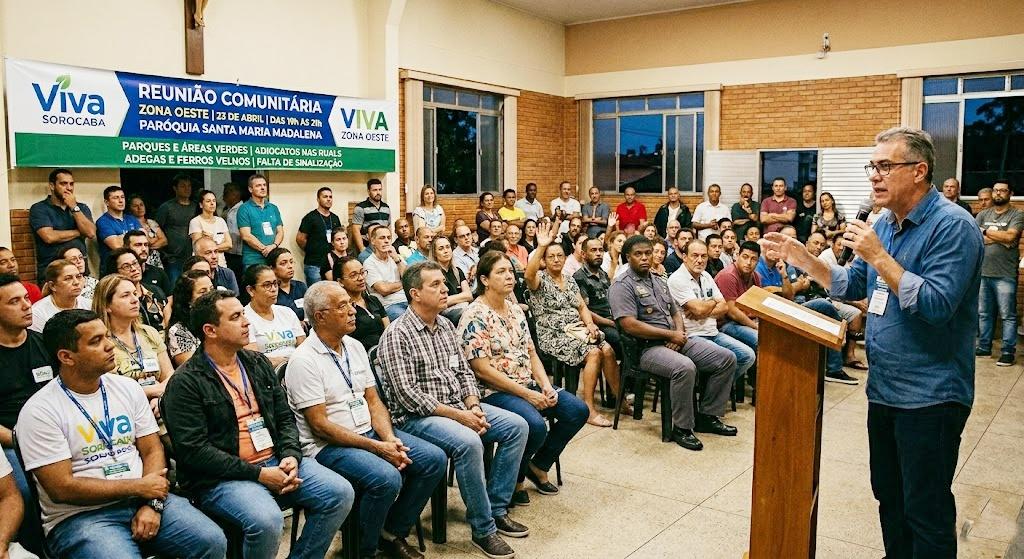 Zona Oeste em Pauta: Comunidade se Une para Cobrar Soluções em Reunião Aberta