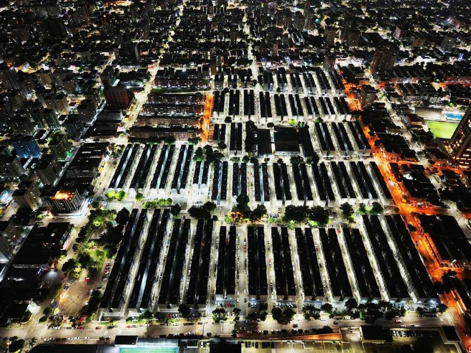 Aparecida é o 16º bairro de Santos a contar com 100% da iluminação em LED