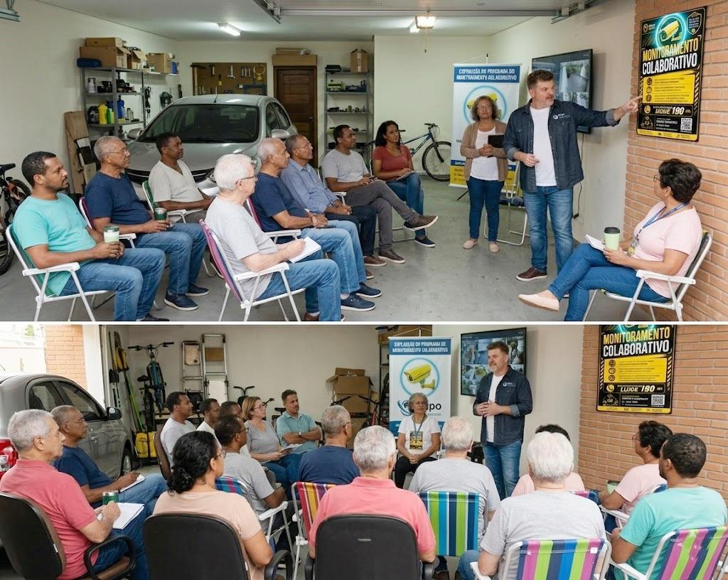 Reúna seus vizinhos e marque uma reunião com o Grupo V3 Connect