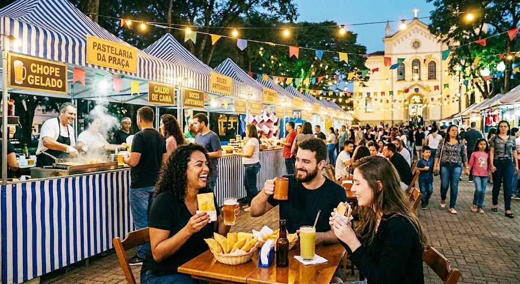 Sabores, bate-papo e Lazer: Feira da General proporciona Noite deliciosa na Praça São José