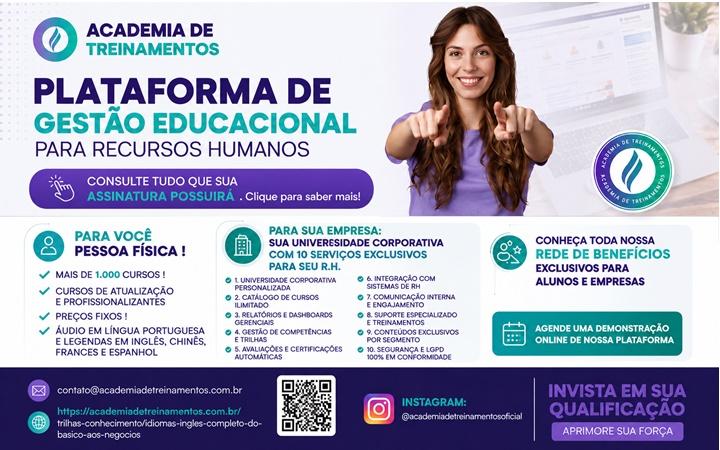 ACADEMIA DE TREINAMENTOS