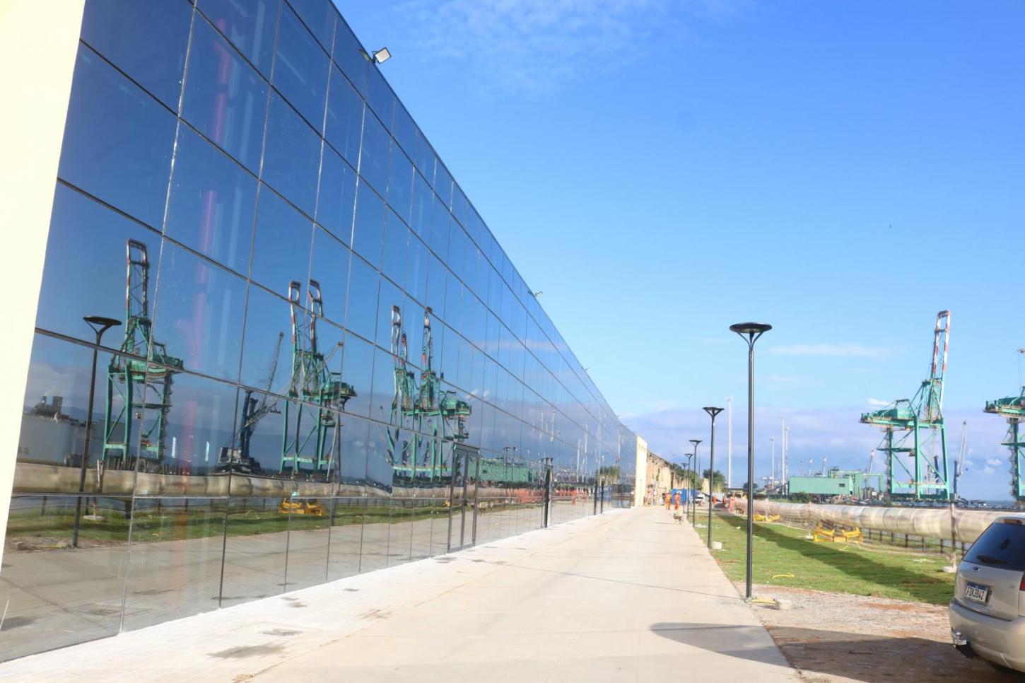 Armazém 3 do Parque Valongo já revela Santos em nova perspectiva