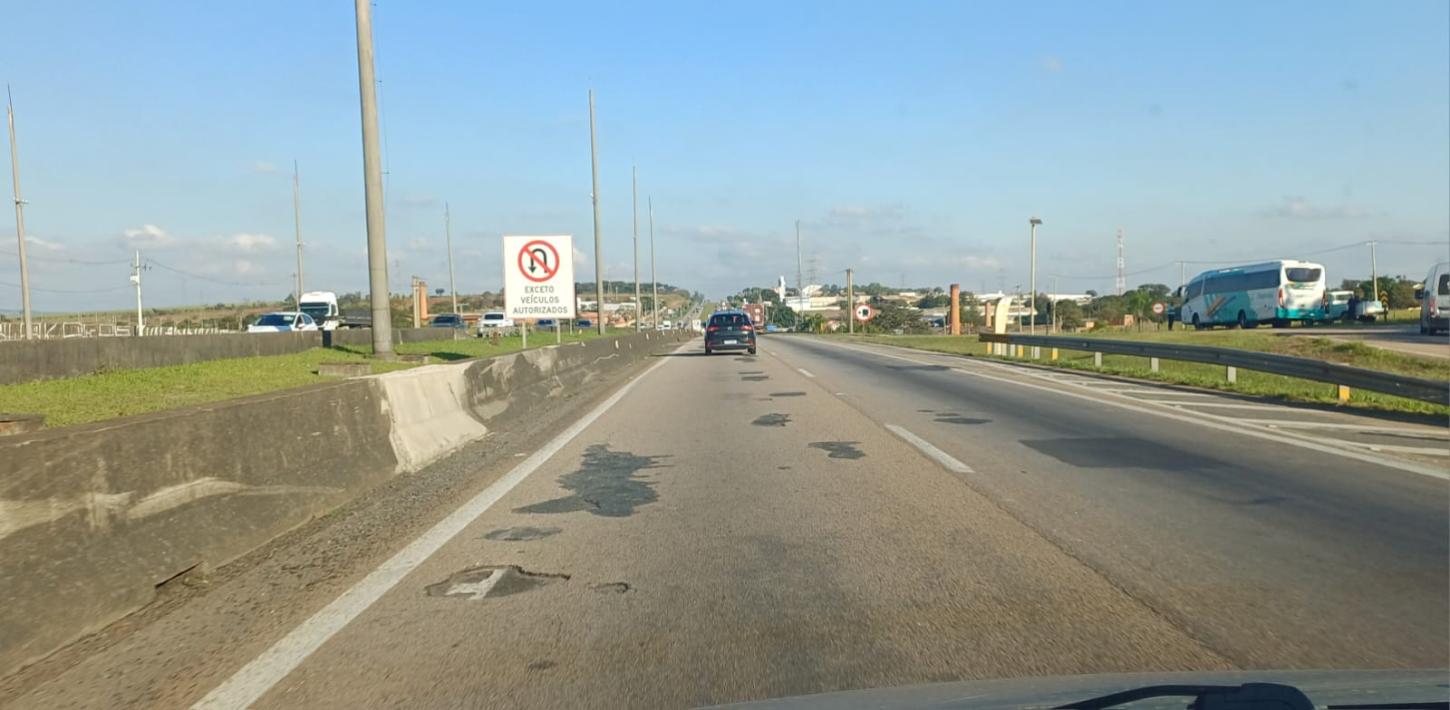 Pedágio caro, asfalto precário: usuários denunciam abandono da SP-75 pela Concessionária Colinas