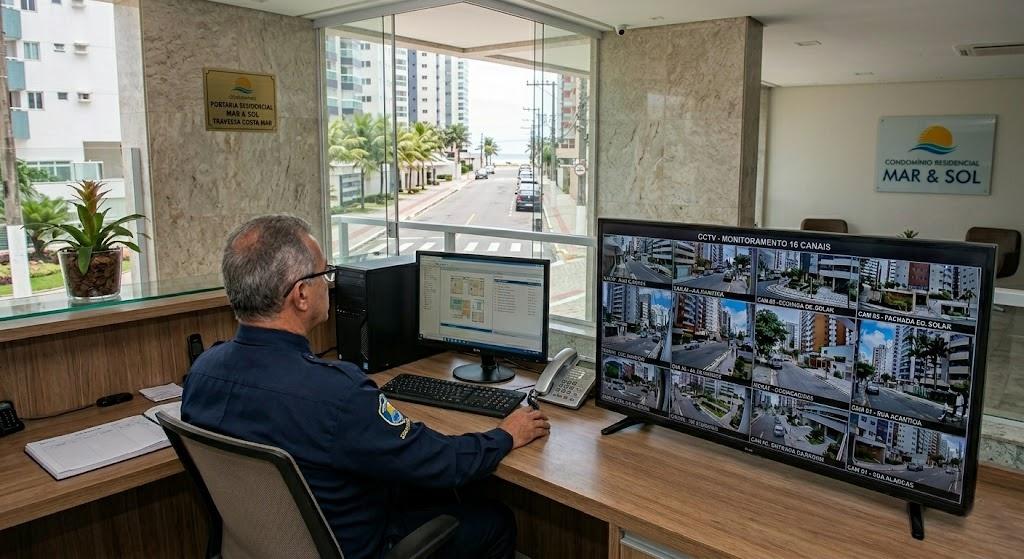 Edifícios e portarias tornam-se grandes aliados na proteção do próprio bairro.