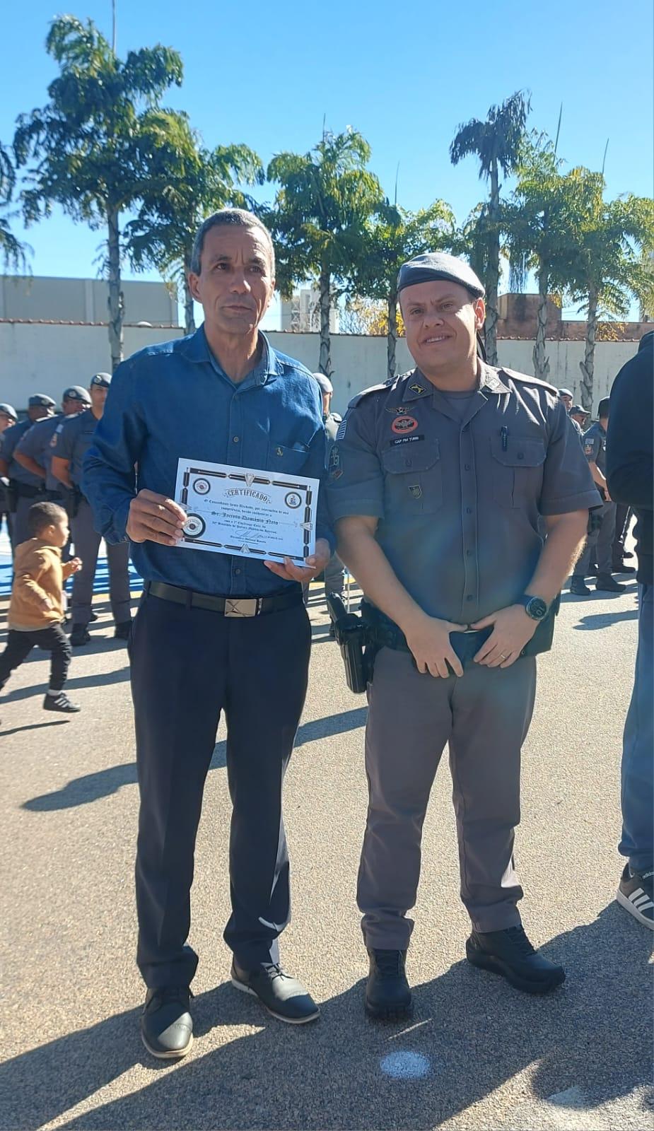 Parceria que Protege: Presidente do Conseg de Itu é Homenageado pelo 50º BPM/I