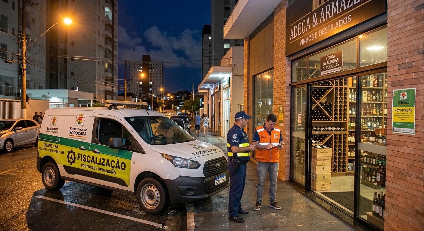Operação de fiscalização vistoria 28 estabelecimentos em 17 bairros de Sorocaba