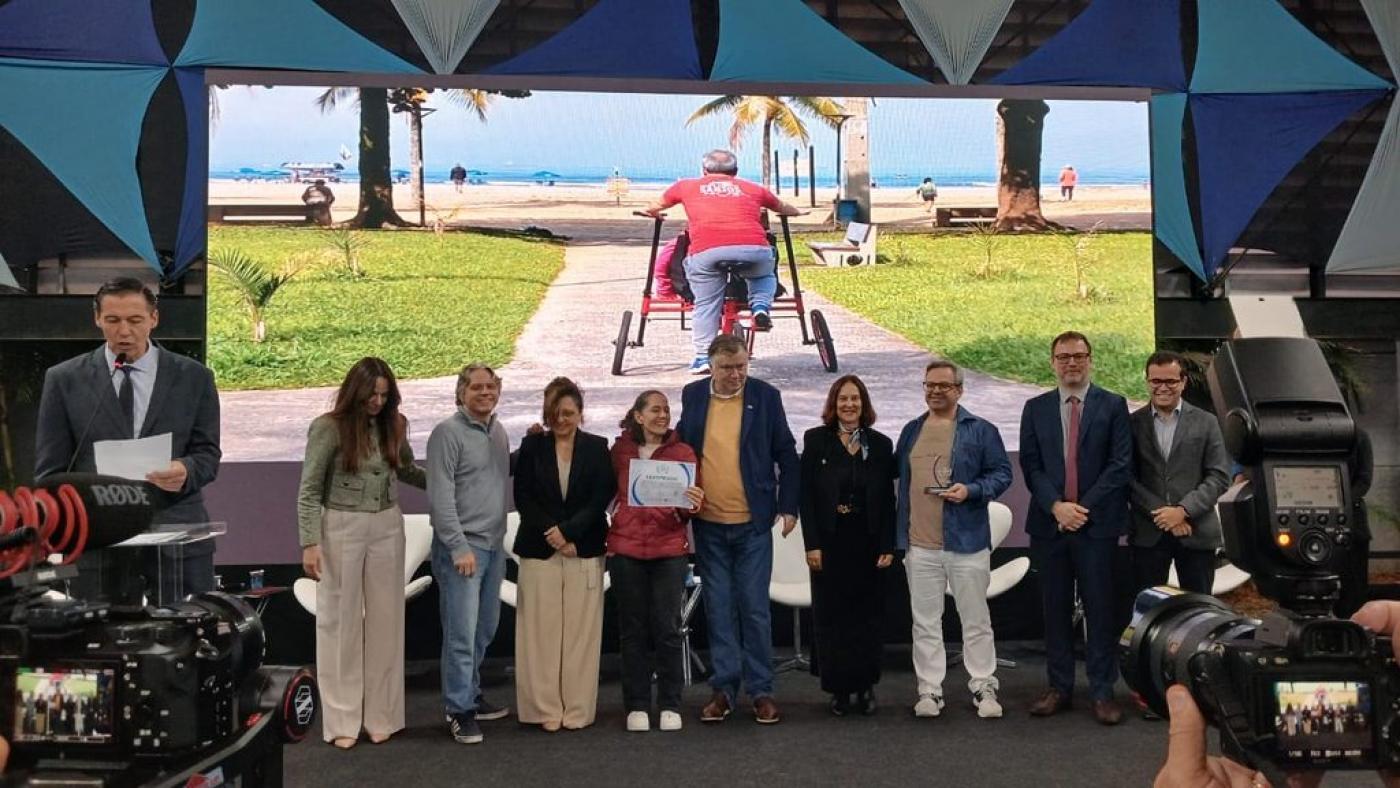 Projeto de Santos é reconhecido em prêmio de turismo inclusivo do Estado