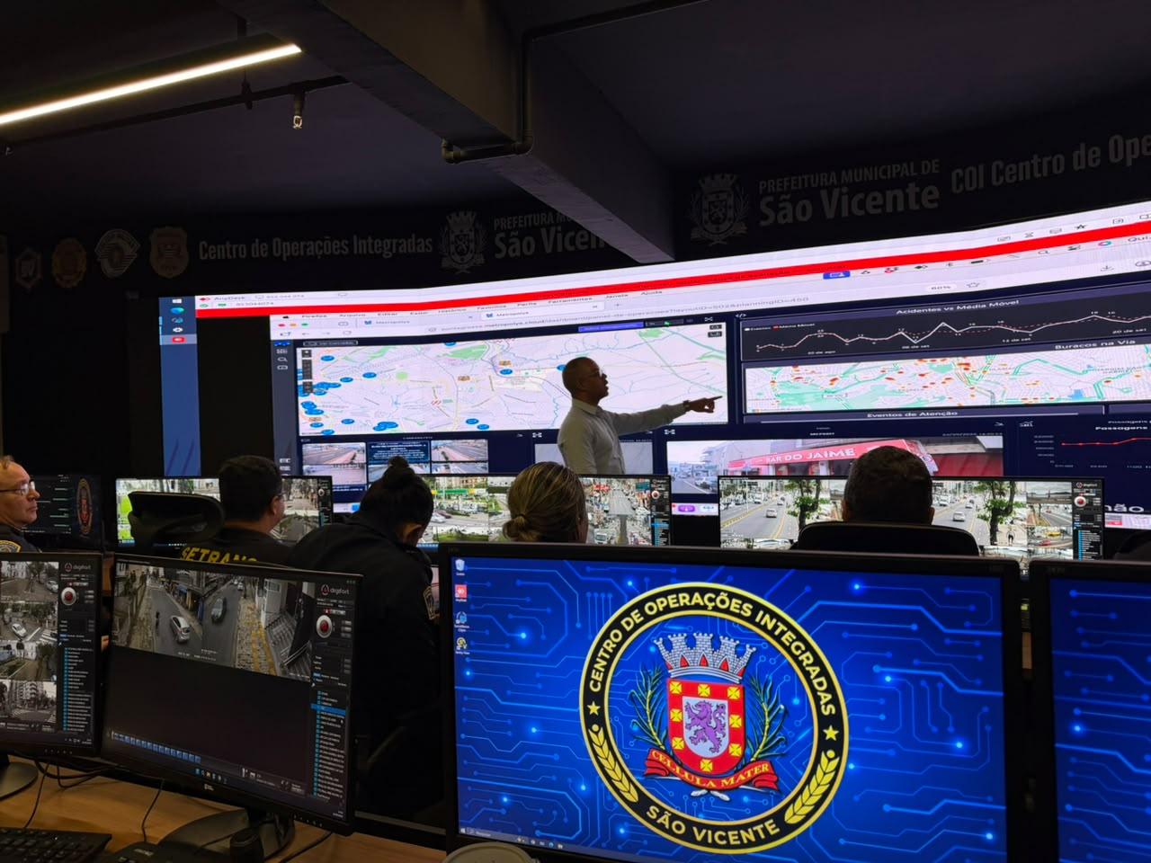 São Vicente capacita equipes de segurança para operação integrada de novas tecnologias