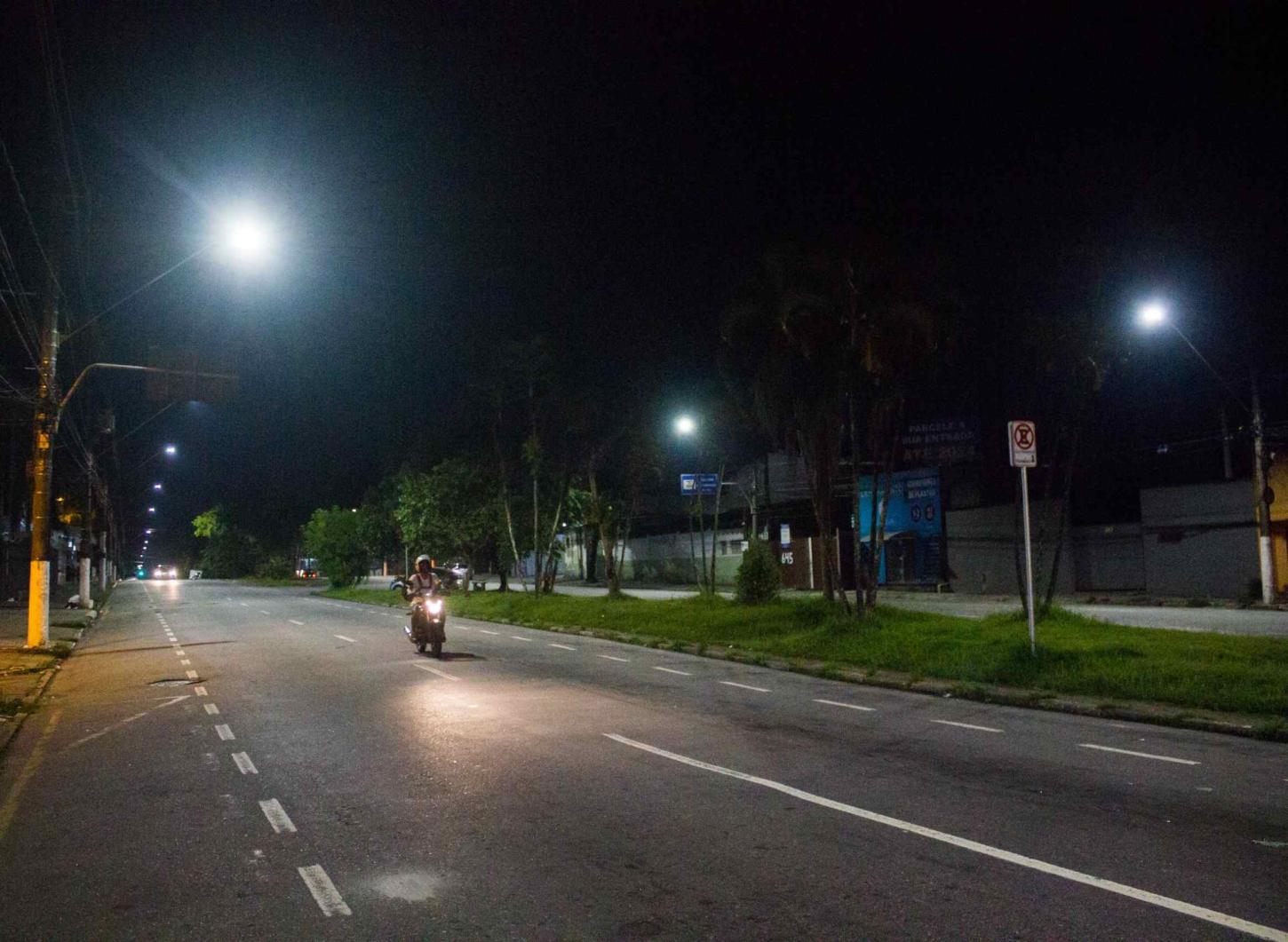 São Vicente terá nova iluminação pública com lâmpadas modernas e econômicas