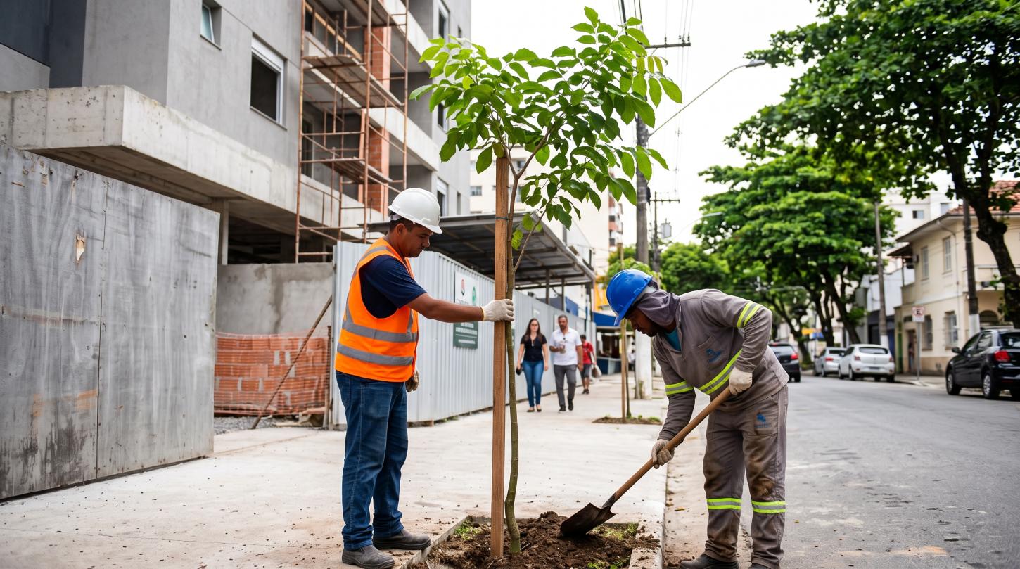 Construção Civil e Sustentabilidade: Santos adota regra de compensação ambiental para cada novo apartamento erguido
