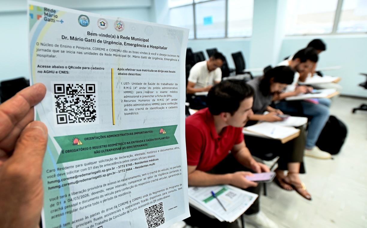 Programa de Residência da Rede Mário Gatti vai abrir inscrições e disponibilizar 109 vagas