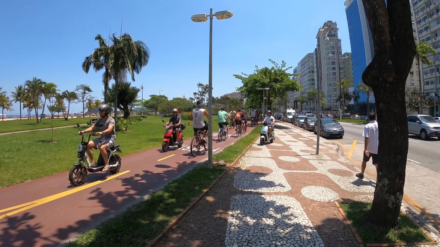 Santos intensifica blitze para autopropelidos e bicicletas elétricas com foco na proteção de pedestres