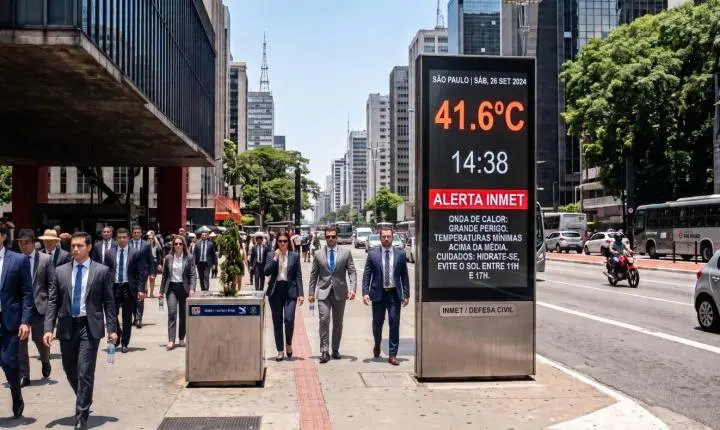Alerta vermelho: onda de calor atinge SP e mais 7 estados com marcas acima de 40°C