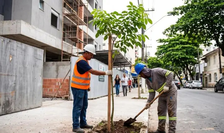 Construção Civil e Sustentabilidade: Santos adota regra de compensação ambiental para cada novo apartamento erguido