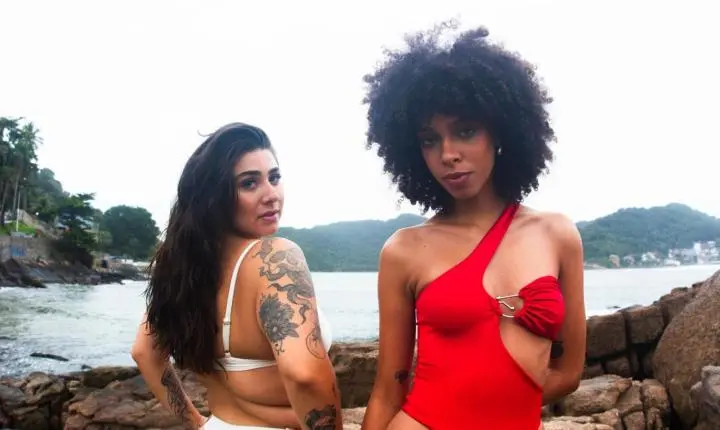 Designer de São Vicente cria coleção de moda praia inspirada em pontos turísticos da Cidade