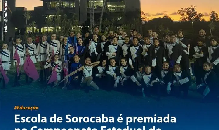 Escola da rede municipal de Sorocaba conquista prêmios no Campeonato Estadual Paulista de Fanfarras e Bandas 2026