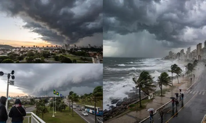 Frente Fria Chega com Força: Queda Brusca de Temperatura, Ventania e Fim do Veranico no Interior e Litoral Paulista