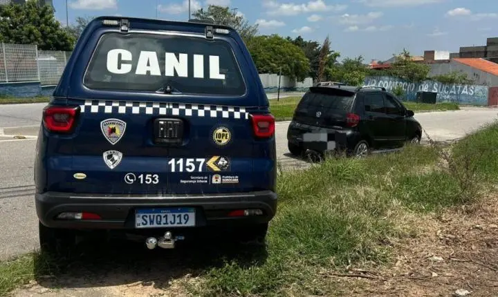GCM localiza veículo com queixa de furto durante patrulhamento na Vila Barão
