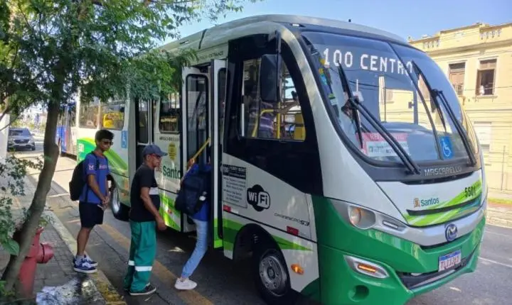 Linha 100 tem trajeto ampliado e passa a atender mais três vias em Santos