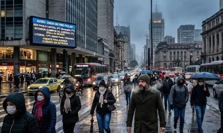 O Brasil Vai Gelar: Nova Massa de Ar Polar Derruba Temperaturas e Traz Risco de Geada Severa