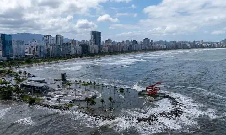 O Mar Avança: Alerta da ONU Coloca Santos e Região na Linha de Frente da Crise Climática