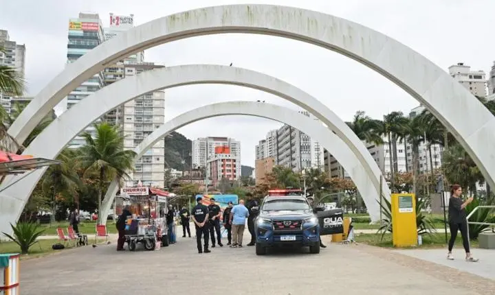 Operação Onda Azul reforça patrulhamento preventivo no Novo Quebra-Mar, em Santos