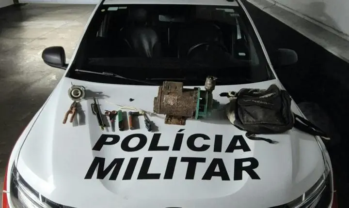 Policia Militar: Três indivíduos são detidos por furto qualificado à residência no Bairro Trujillo