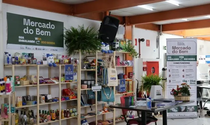 Prefeitura de São Paulo incentiva descarte correto de embalagens com o Mercado do Bem