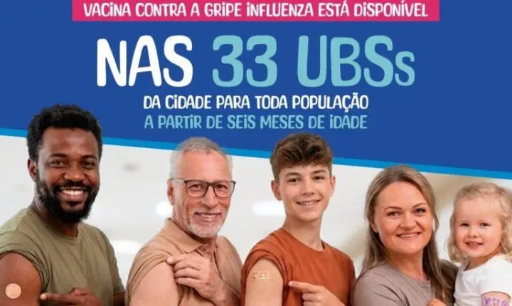 Prefeitura promove campanha de incentivo à vacinação contra gripe influenza