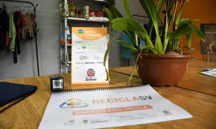 Recicla São Vicente amplia ações de coleta seletiva e recupera mais de 200 kg de recicláveis em julho