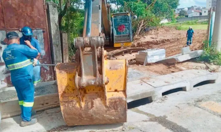 Saae/Sorocaba realiza melhorias em rede de drenagem na Vila Jardini