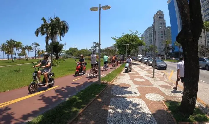 Santos intensifica blitze para autopropelidos e bicicletas elétricas com foco na proteção de pedestres