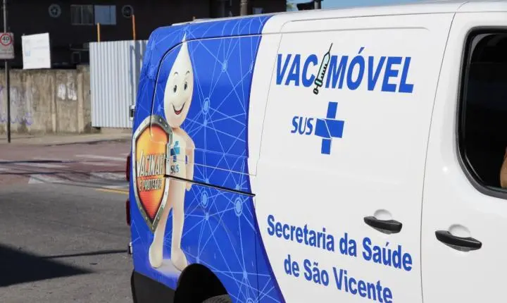 São Vicente divulga programação do Vacimóvel para o mês de maio
