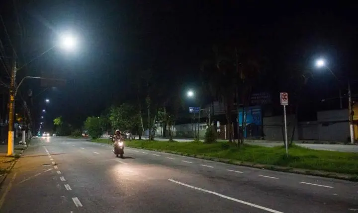 São Vicente terá nova iluminação pública com lâmpadas modernas e econômicas