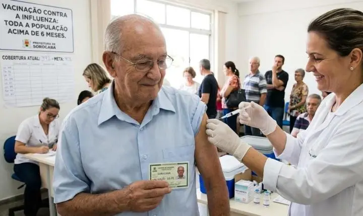 Sorocaba Libera Vacina Contra a Gripe para Toda a População a Partir de Segunda-Feira