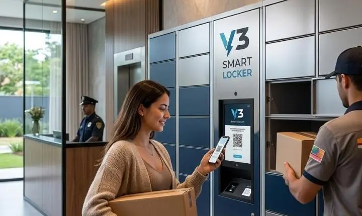 V3 Smart Locker: a solução inteligente que transforma a gestão de encomendas em condomínios
